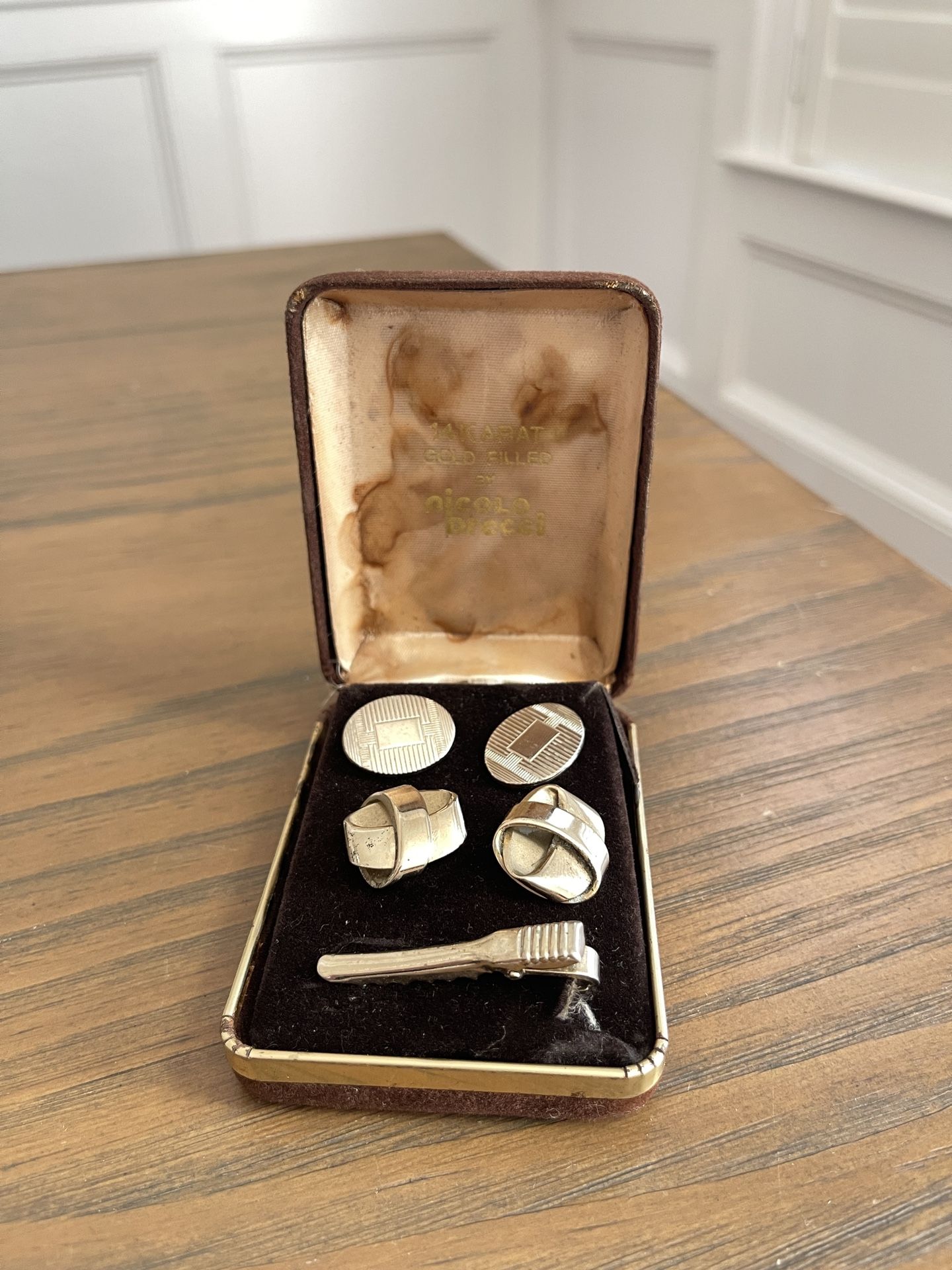 Vintage 14k Gold Filled cufflinks By Nicolo Brecci