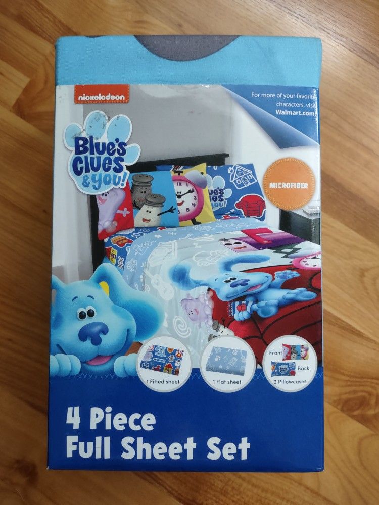 Blues Clues And You 4 piece full sheet set