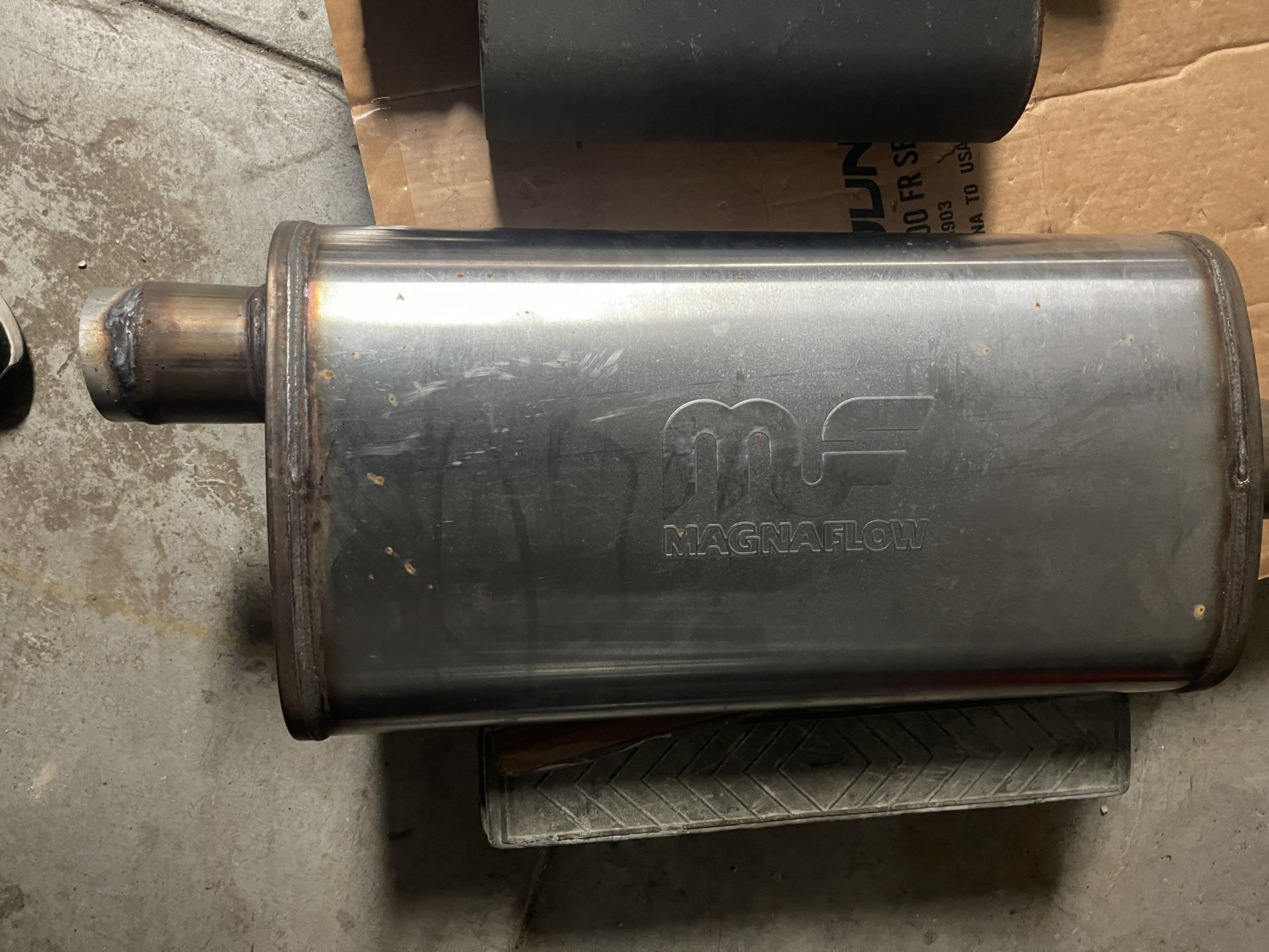 Muffler For Any Truck Used Take Out Of Silverado 