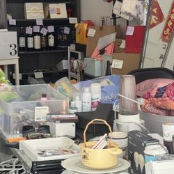 Desk/bowls/household Stuff For Sale 