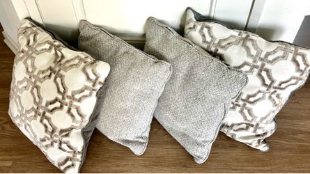 Throw pillows cushion set of 4