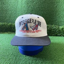 Vintage 1998 MLB Arizona Diamondbacks VS Seattle Mariners Interleague Play Hat