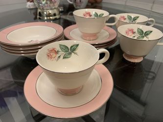 Vintage Lifetime China Co. Semi-Vitreous Pink
