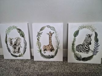 Baby Animals Canvas wall art