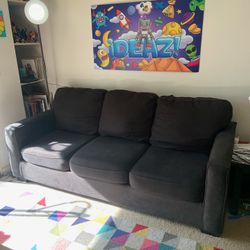 Dark Grey Pullout Couch