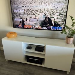 Media Console w/ Glass Top