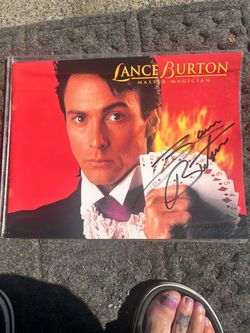 Lance Burton Master Magician Signed Photo