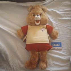Teddy Ruxpin Bear With Tape Vintage