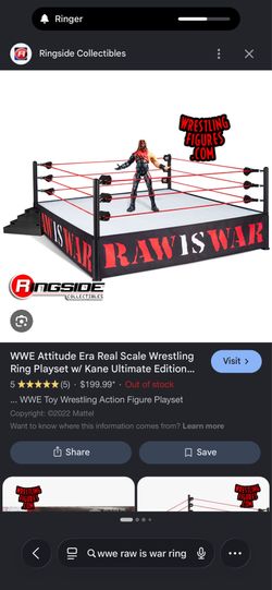 Wwe raw is war ring and kane