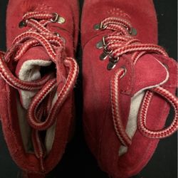 Baby Gap Size 10 Leather Pink Boots 