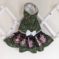 Handmade Dog Christmas Dog Dress 