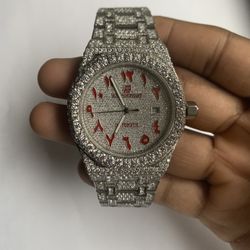 MOISSANITE ICED WATCH – DIAMOND TEST VERIFIED – FT AVAILABLE – SERIOUS BUYERS ONLY