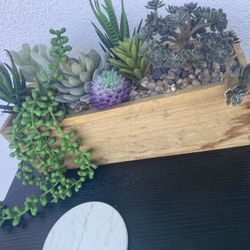 Faux Fake Succulent Plant Decor