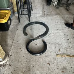 Accent Tables, Glass Tops. 