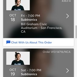 Selling Friday/Saturday Subtronics 