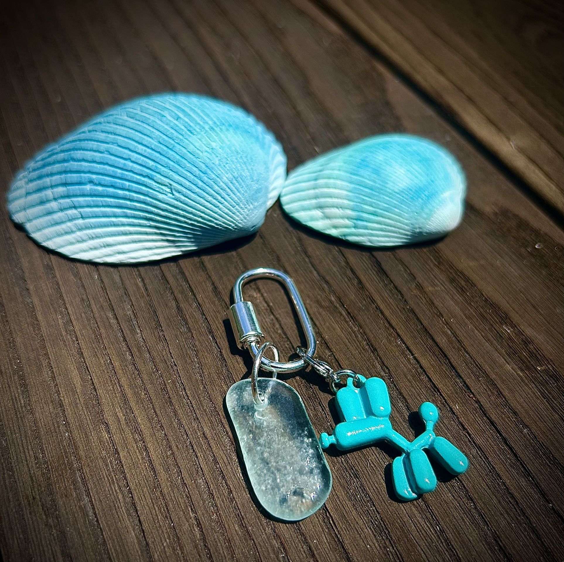 Dog Sea Glass Charm
