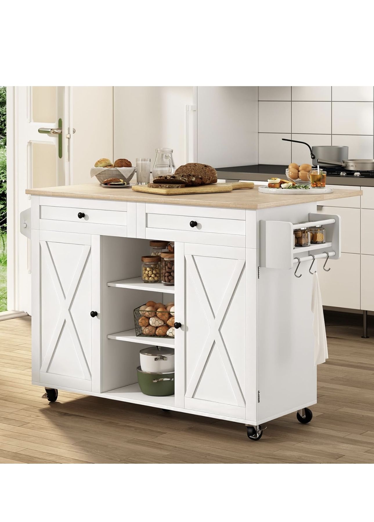 Kitchen Island With Drop Leaf 