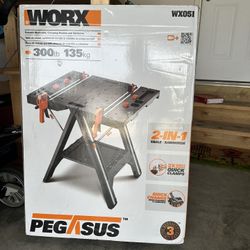 Worx WX051 Pegasus Folding Work Table & Sawhorse