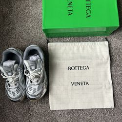 Bottega Veneta Orbit White Silver 