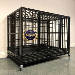 Dog Pet Cage Kennel Size 48” Xl With Grid And Tray New In Box 📦 