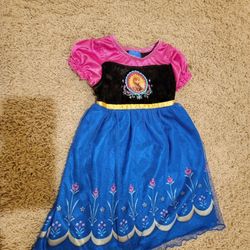 Anna Sleep Gown 12m , Toddle Sleep Dress Frozen Anna / Elsa