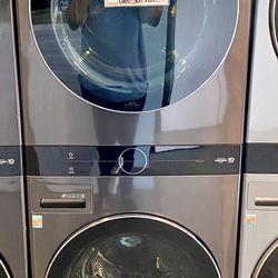 LG Stainless New Scratch&Dent Gas stackable  27” 110-Volt 