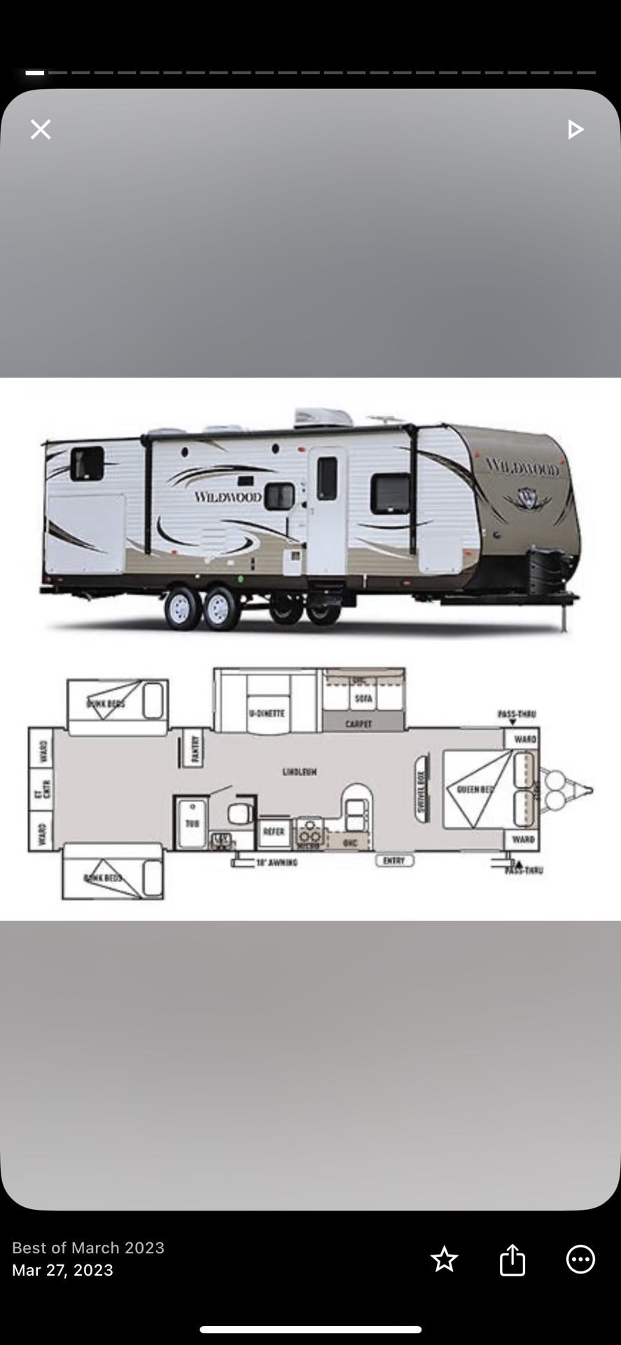 Wildwood 2014 Camper/trailer