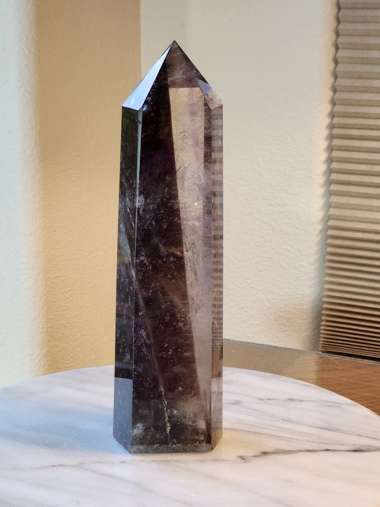 3 Lb (1375g) Smoky Quartz Tower Quartz Crystal 