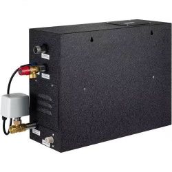  Steam Shower Generator, 15 kW, Segmented Heating & Temperature Customization & 24h Timer Steam Bath Kit, Automatic Drainage Luxury Home Steam Shower 