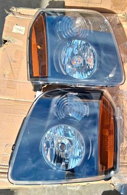 07-14 Gmc Yukon Headlights Luces Micas Calaveras Faros Faroles Focos Headlamps