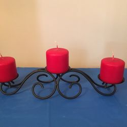 Black Iron Candle Stand Southern Living at Home