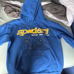 Sp5der TC Blue Hoodie