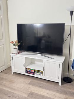 White TV stand