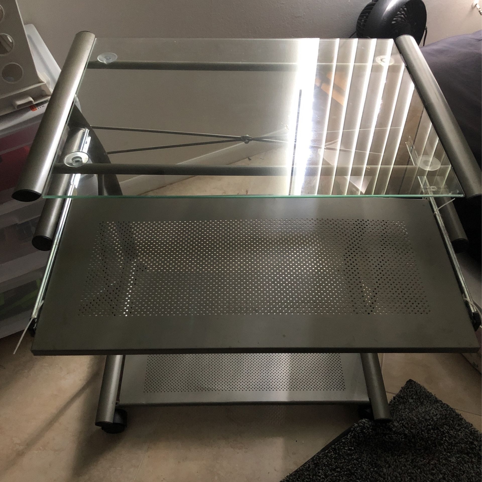 Glass Desk