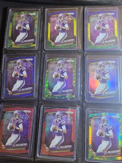 JJ MCCARTHY PRIZM CARDS