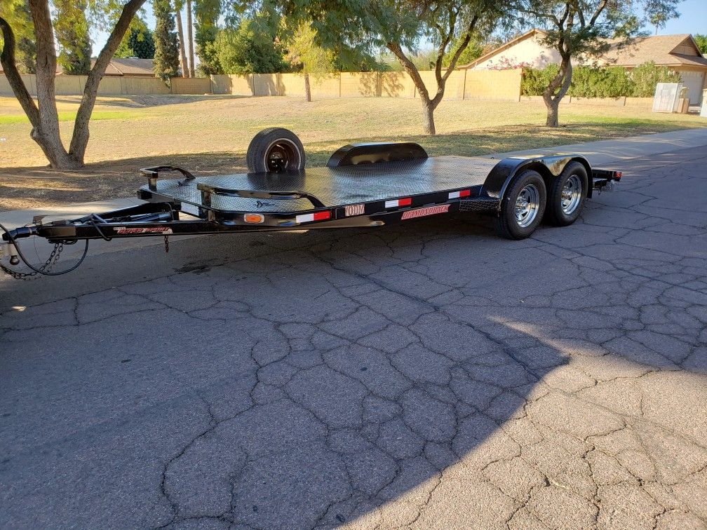 Car hauler trailer