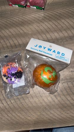 Set of 2 Squeeze  Squishy toys Halloween  joyward pumpkin