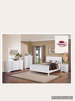4-PCS Queen or Full Set in Offert (2147)