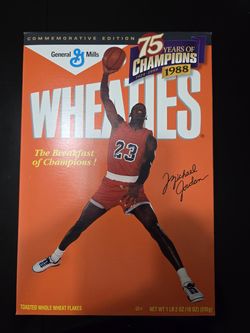 Vintage Michael Jordan Wheaties Cereal Box
