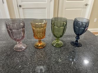 Vintage Tented Glassware