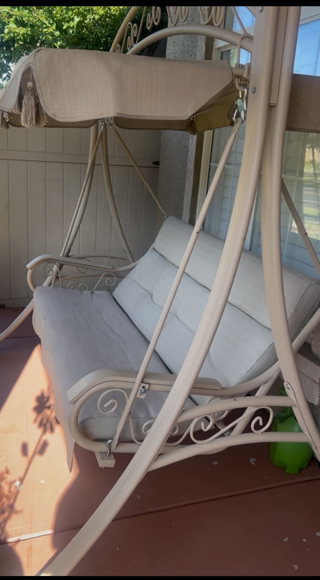 New Patio Swing Bench