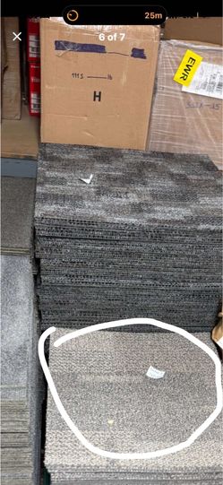 PVC backed 24x24 carpet tile flooring