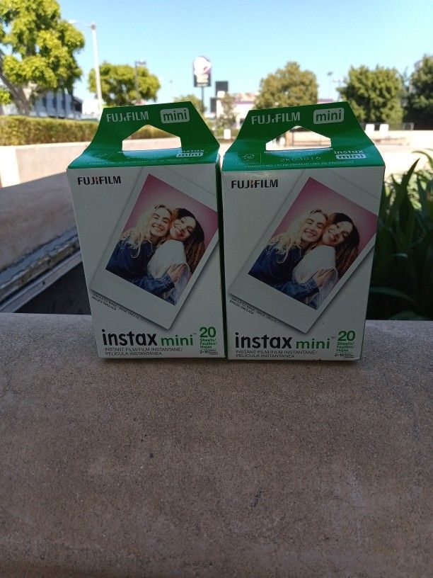 Instax Instant Film 2 Boxes Of 20 Sheets 