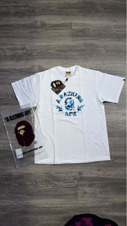Blue camo bape tee