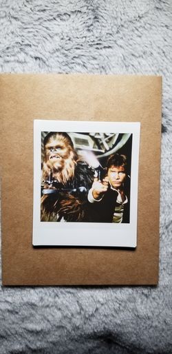 Star Wars Han Solo and Chewbacca Polaroid