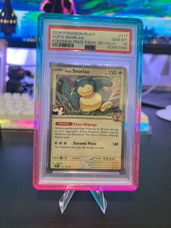 Snorlax prize pack series 8 PSA10