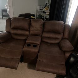 Sofa Color cafe En Buenas Condiciones 