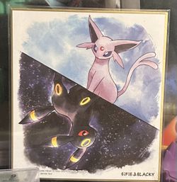 Umbreon And Espeon Shikishi 