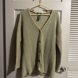 Womens Vintage Hunt Club Button Cardigan Size Large