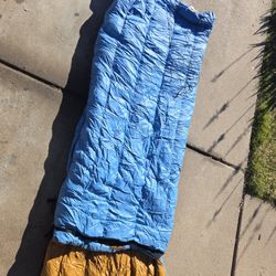 Vintage Eddie Bauer Goose Down Expedition Mummy Sleeping Bag 76 x 30 Clean